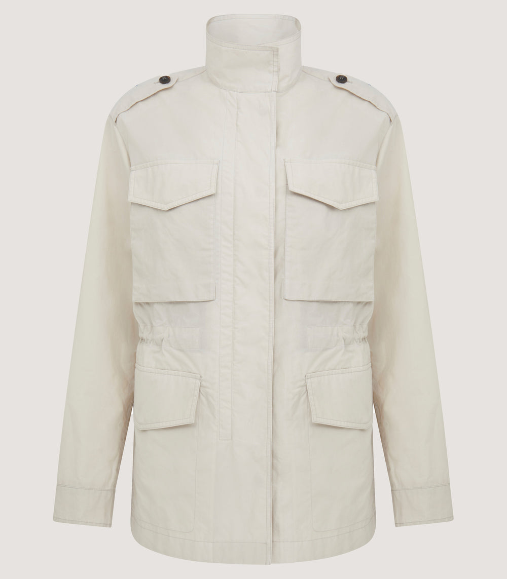 Women's Field Jacket In Oatmeal