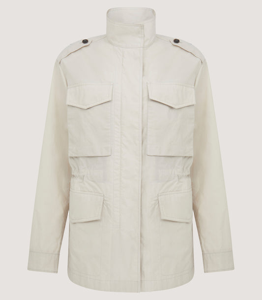 Women's Field Jacket In Oatmeal