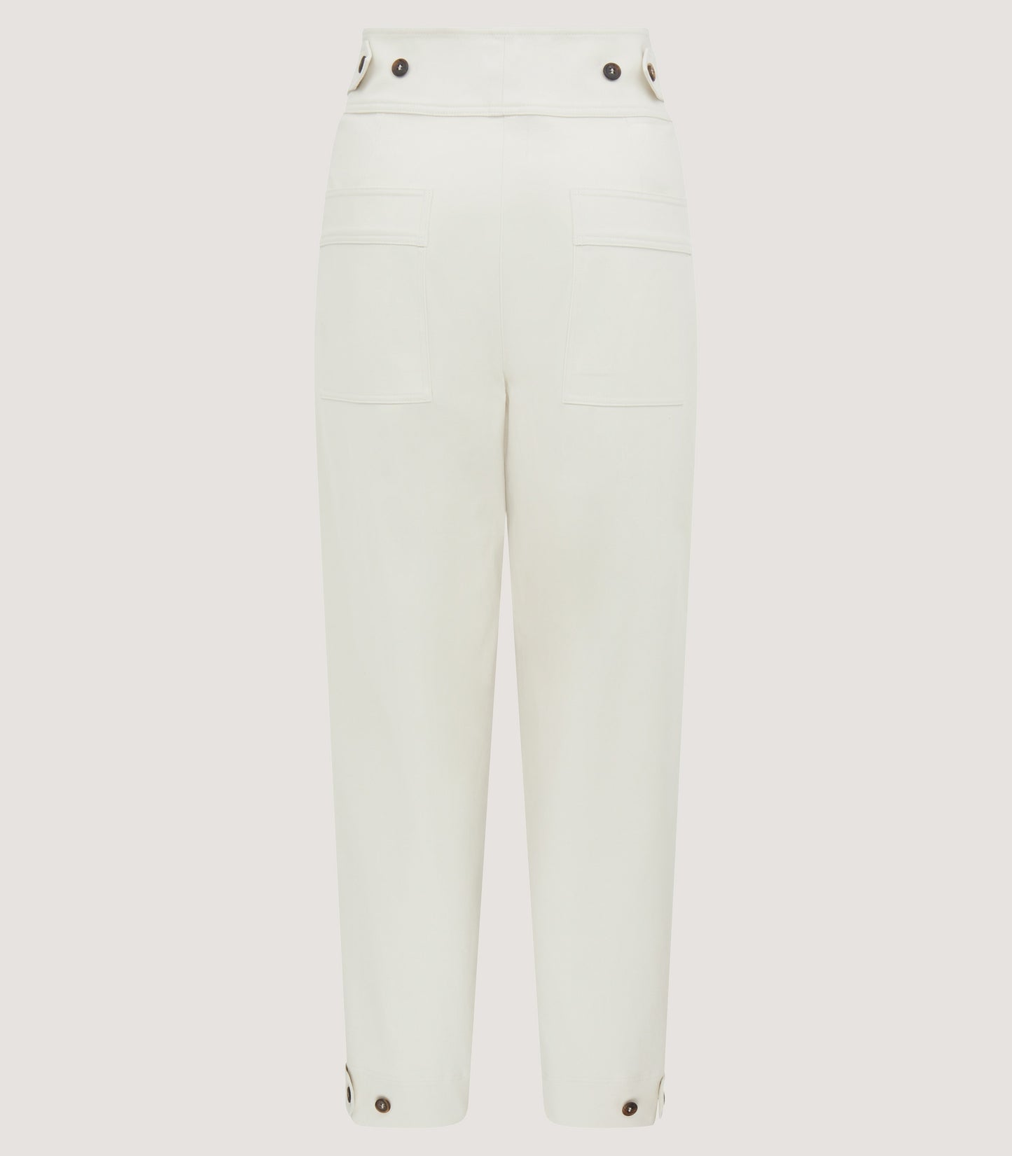 Women's Brushed Cotton Twill Paddock Trousers In Stone