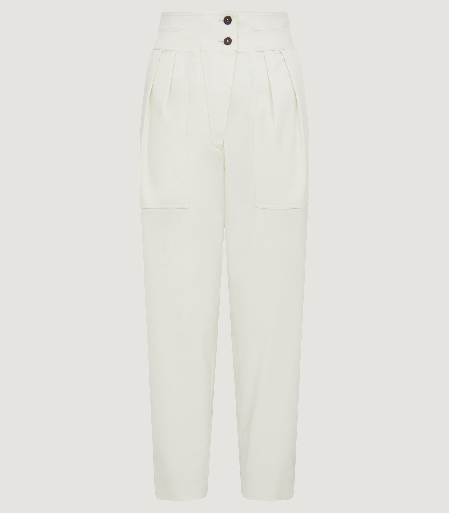 Women's Organic Twill Paddock Trousers In Ivory