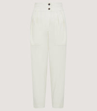 Women's Organic Twill Paddock Trousers In Ivory