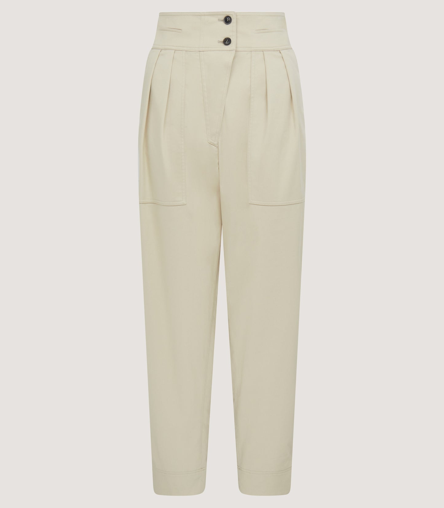 Women's Organic Twill Paddock Trousers In Travertine