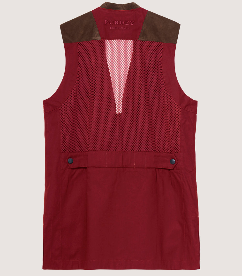 Men's Sporting Clay Vest In Audley Red