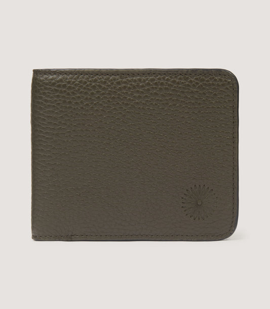 Featherburst Billfold Wallet In Olive