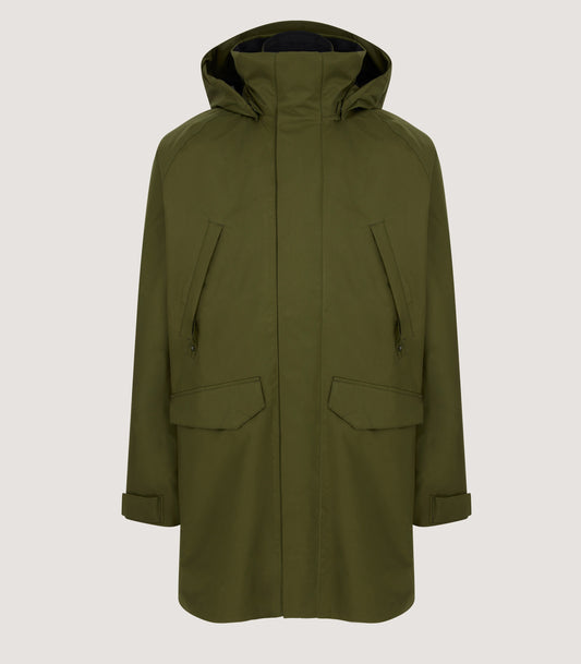 Men's Northumberland 2-In-1 Lightweight Coat In Pine Green