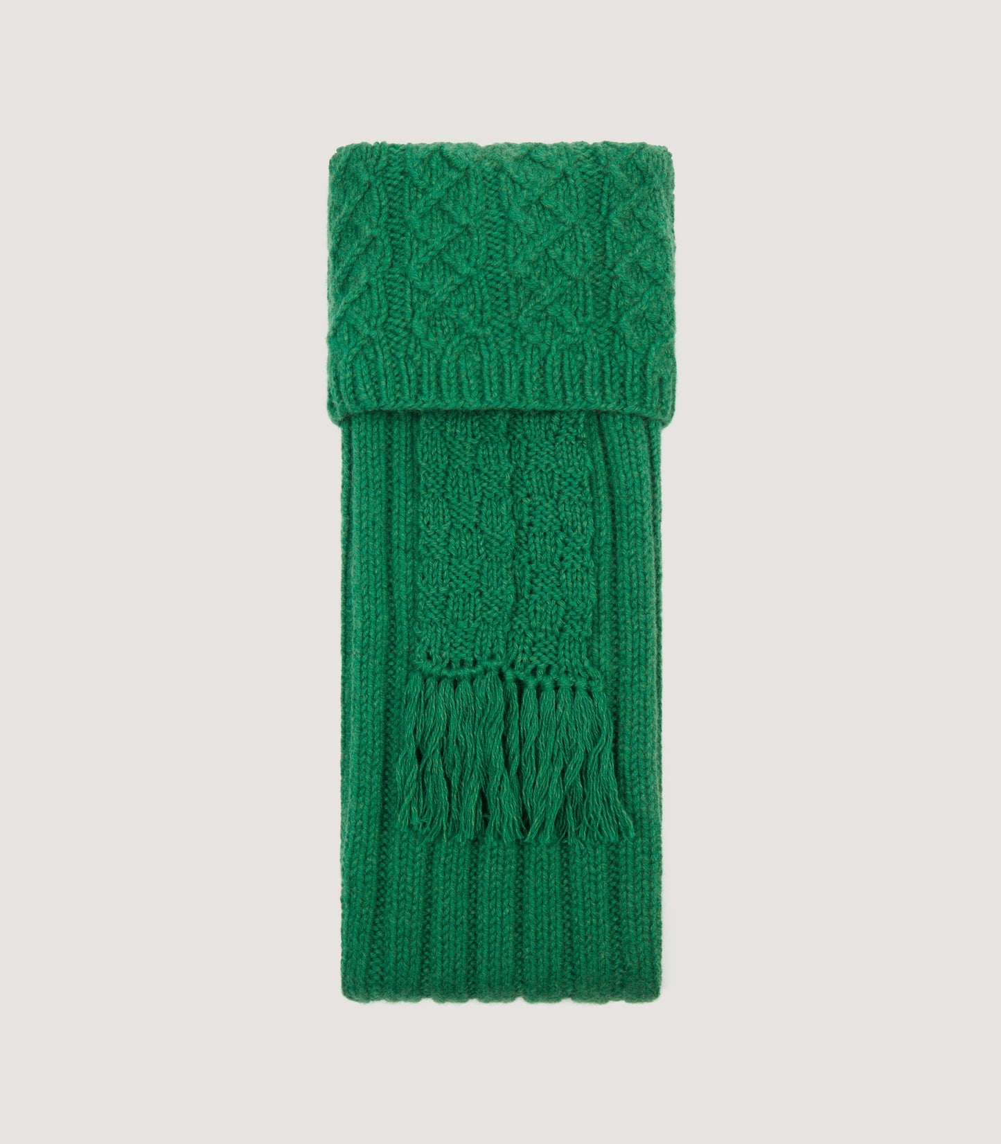 Porthcurno Cashmere Mix Field Sock In Green