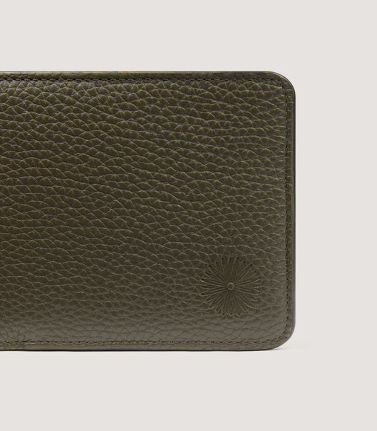 Featherburst Billfold Wallet In Olive