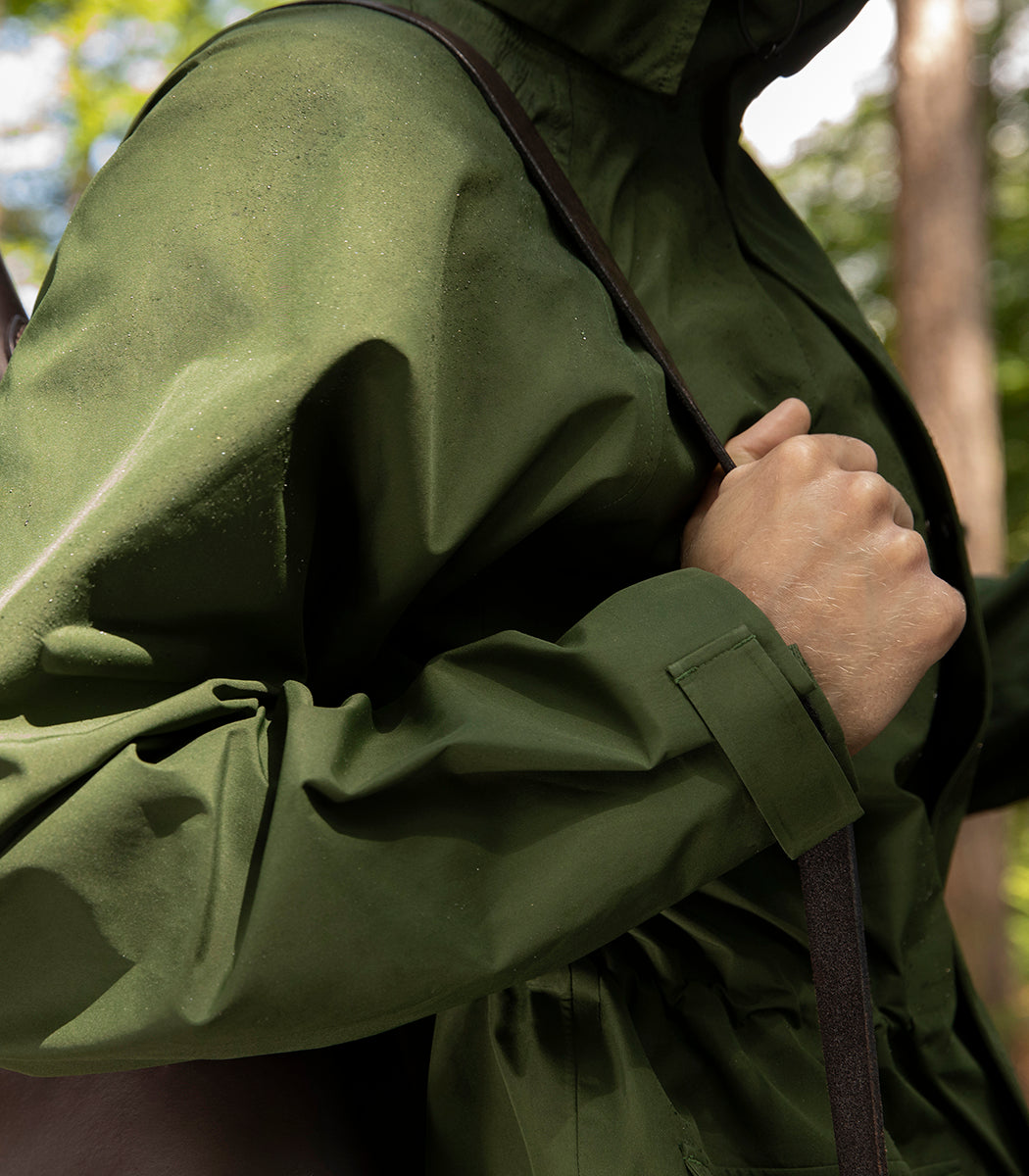 Men's Wiltshire Lightweight Coat In Pine Green