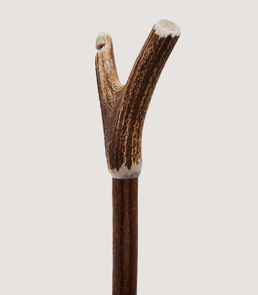 Staghorn Whistle Thumbstick In Natural