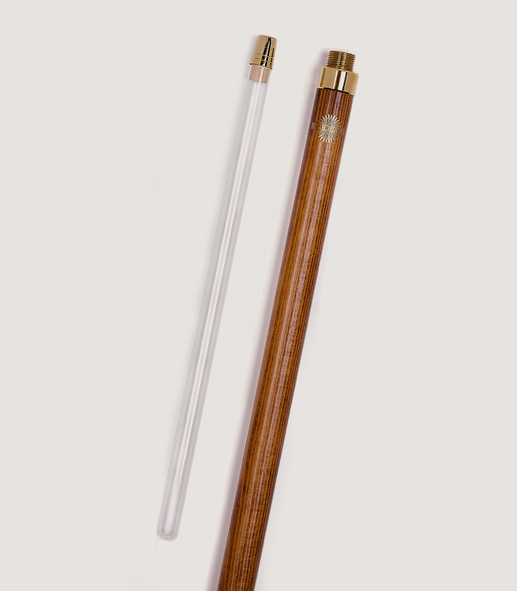 Knob Handled Tippling Stick In Natural