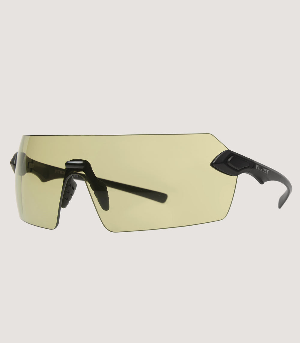 Purdey Glasses - Single Pair In Dark Yellow