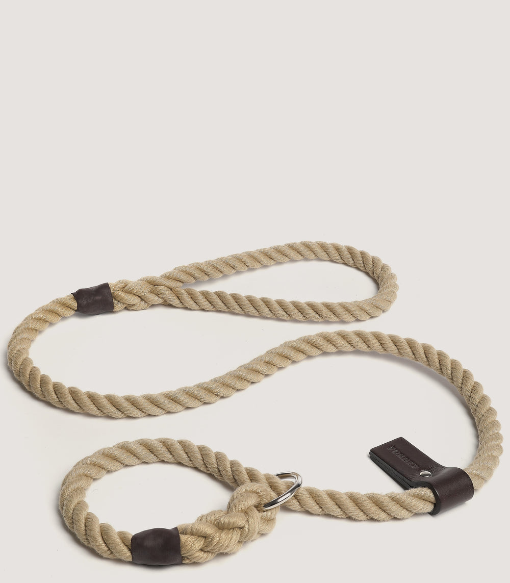 Heavyweight Rope Slip Lead In Natural