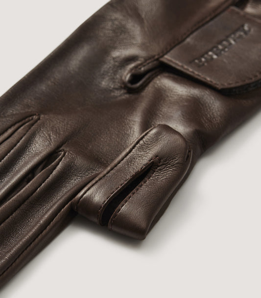 Women's Cape Leather Sporting Glove - Velcro Cuff In Brown
