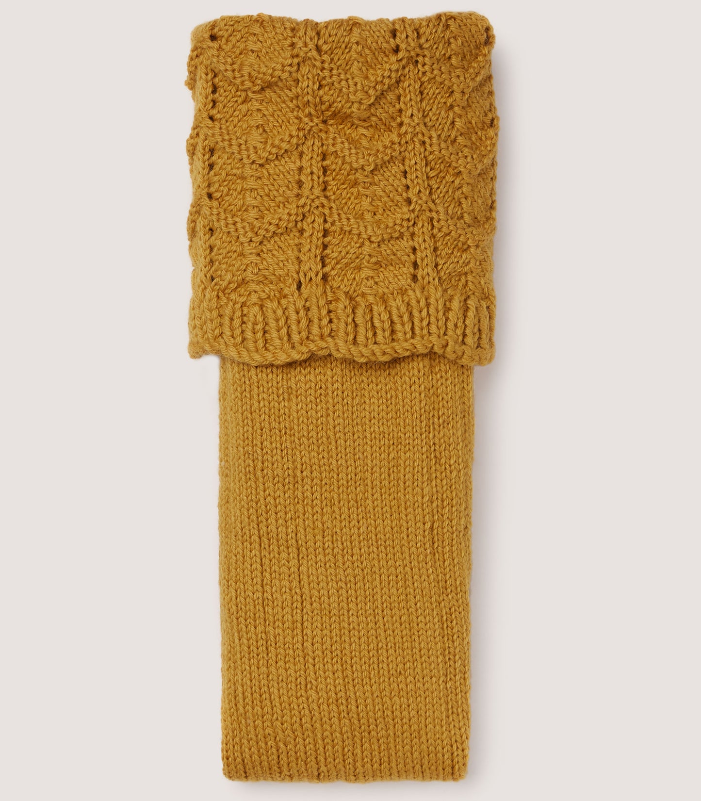 Marston Handknitted Sock In Gold