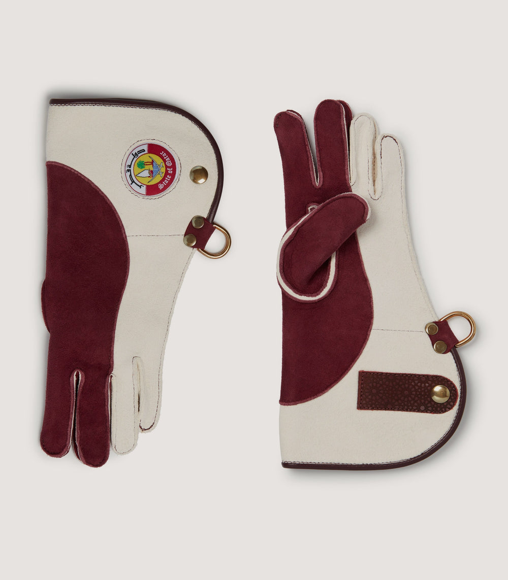 Children Falconry Glove Limited Edit 8 Qatar Badge In Multi