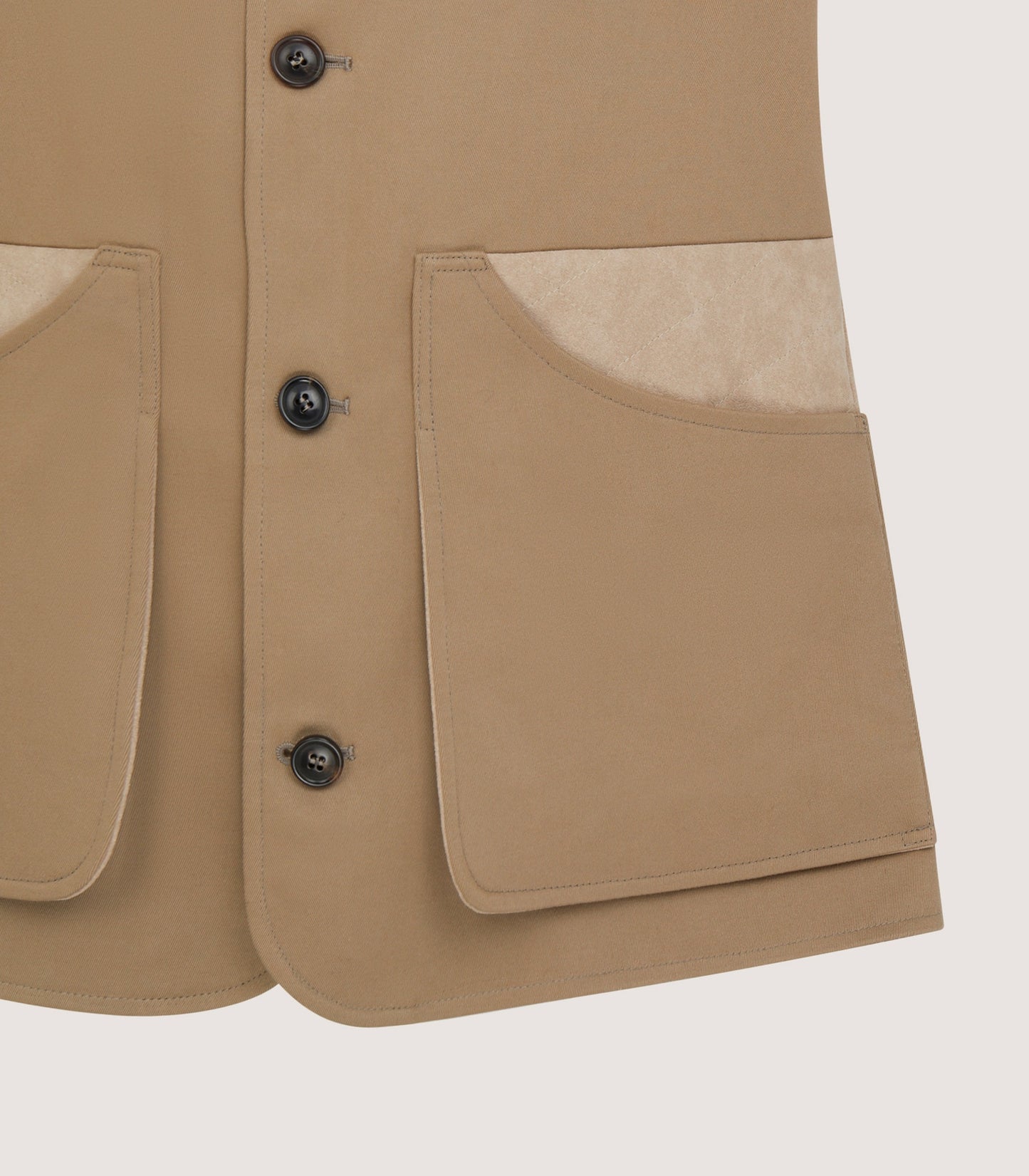 Men's Summer Cotton Sporting Vest In Dark Taupe