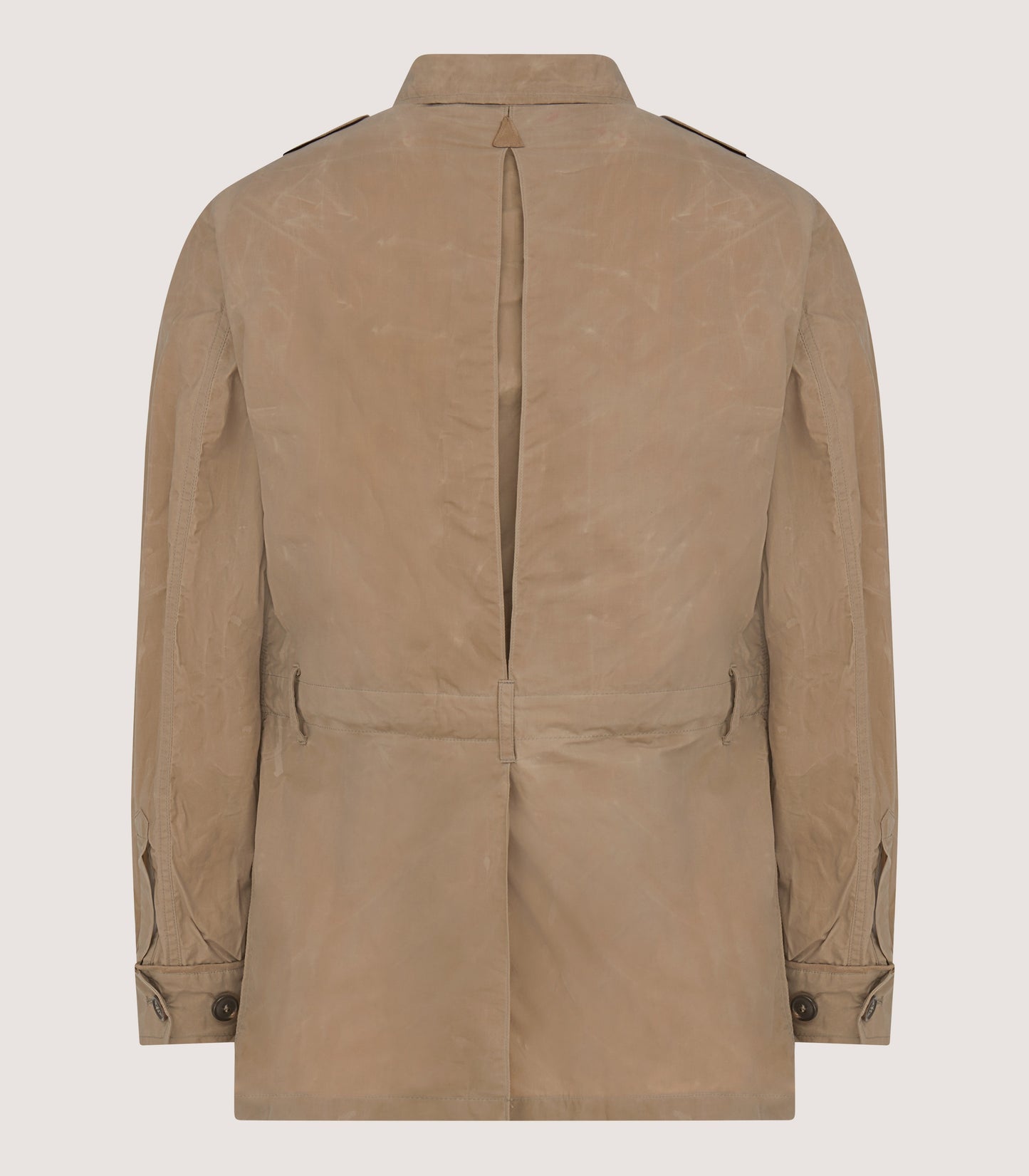 Men's Summer Dry Wax Safari Jacket In Taupe