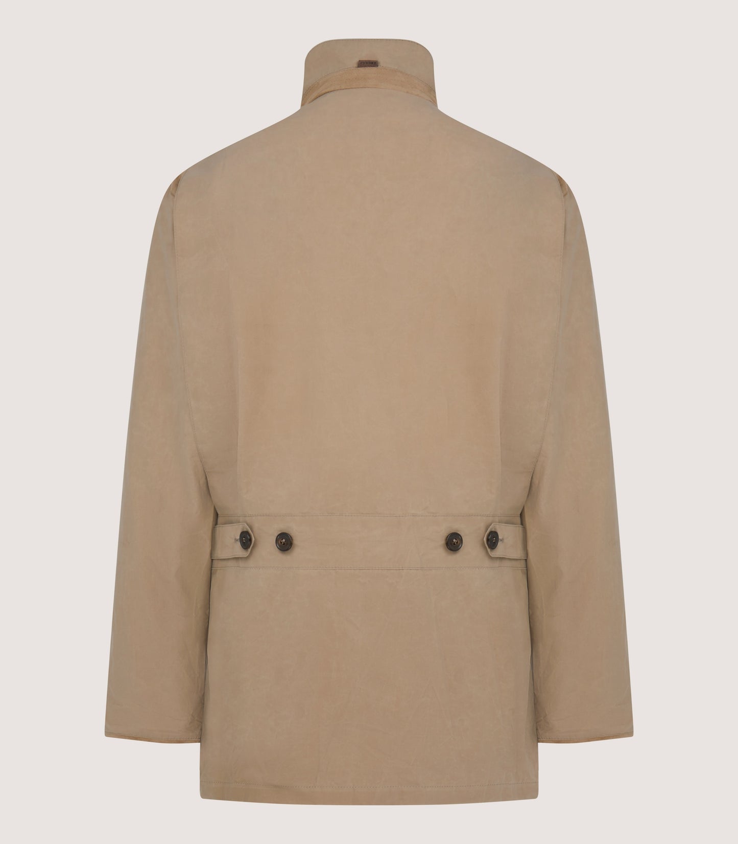 Men's Dry Wax Field Coat In Taupe
