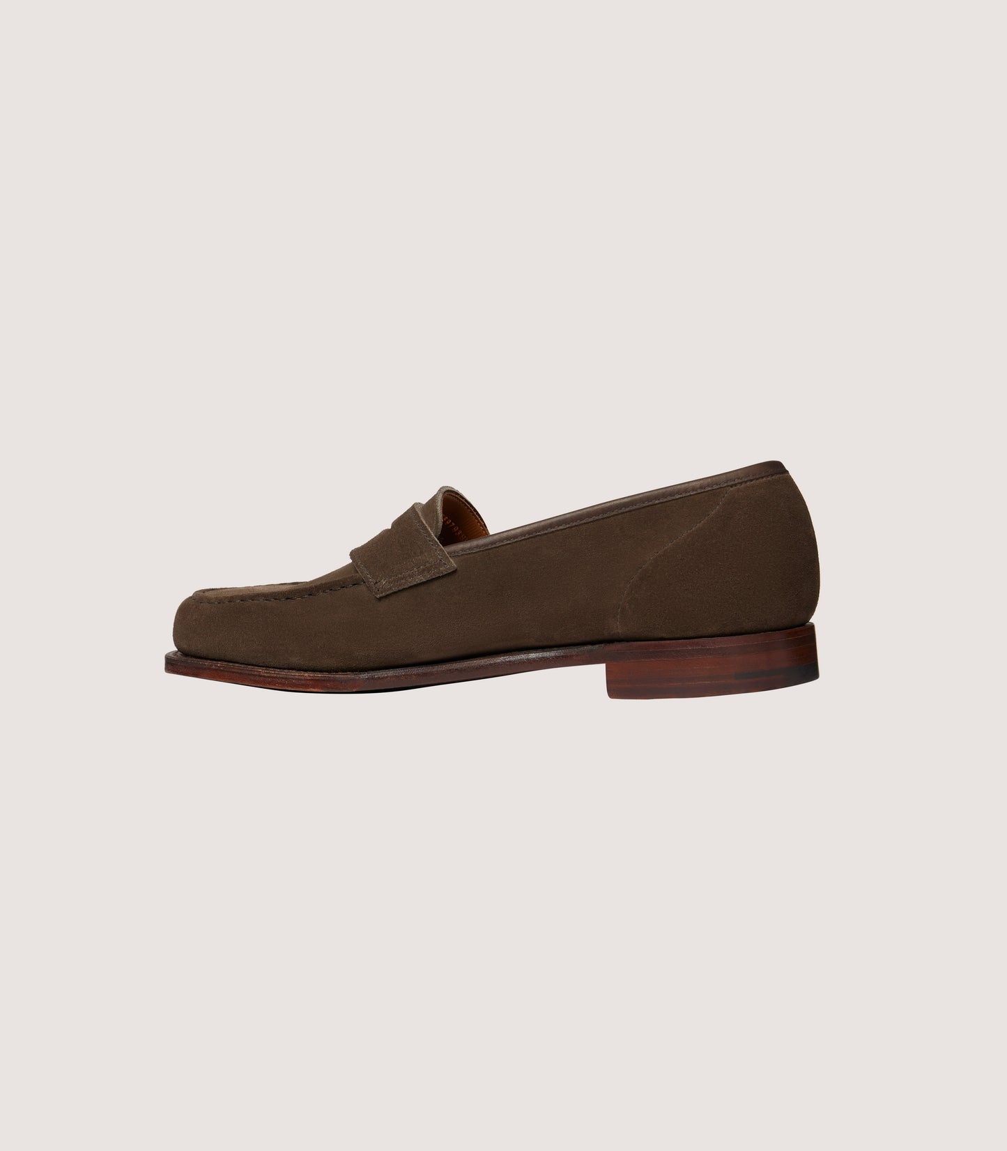 Women's Unlined Suede Penny Loafers With Superflex Leather Sole