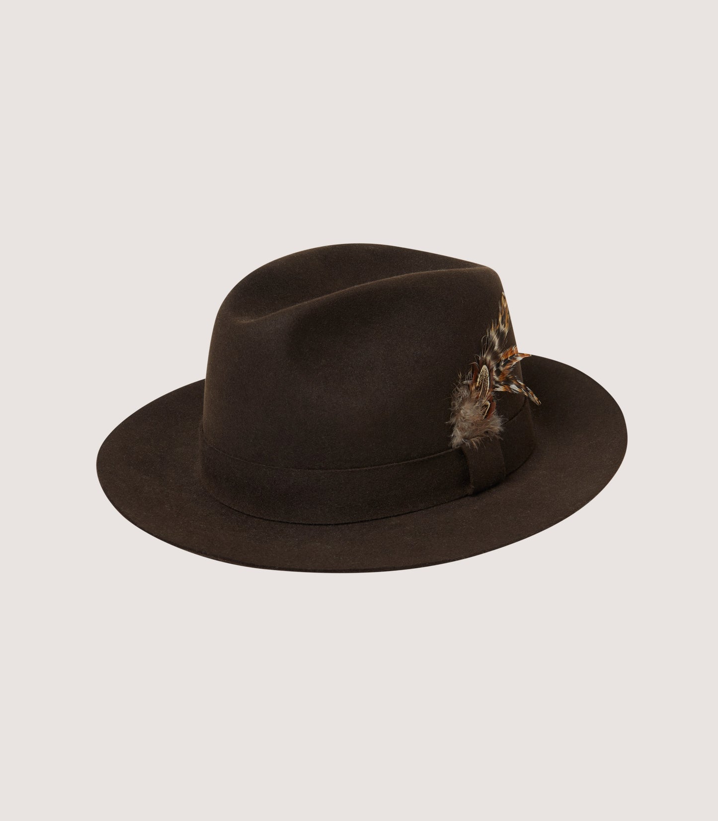 Men's Fedora With Feather