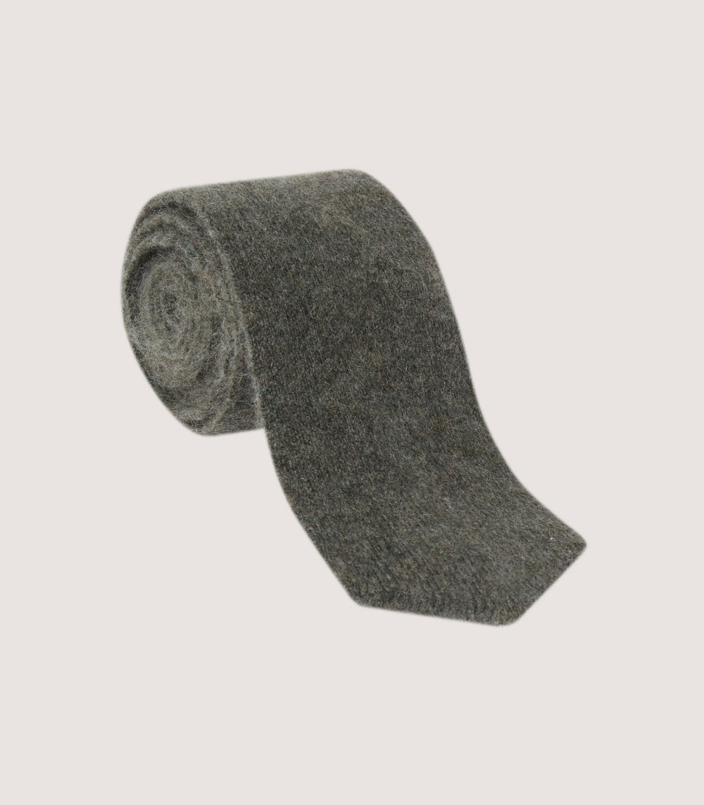 Men's Solid Cashmere Tie