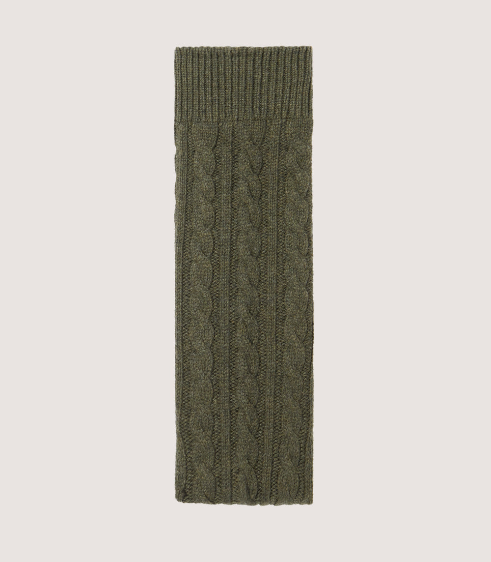 Cashmere Cable Knit Socks