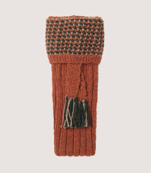 Pentire Alpaca Field Sock In Rust