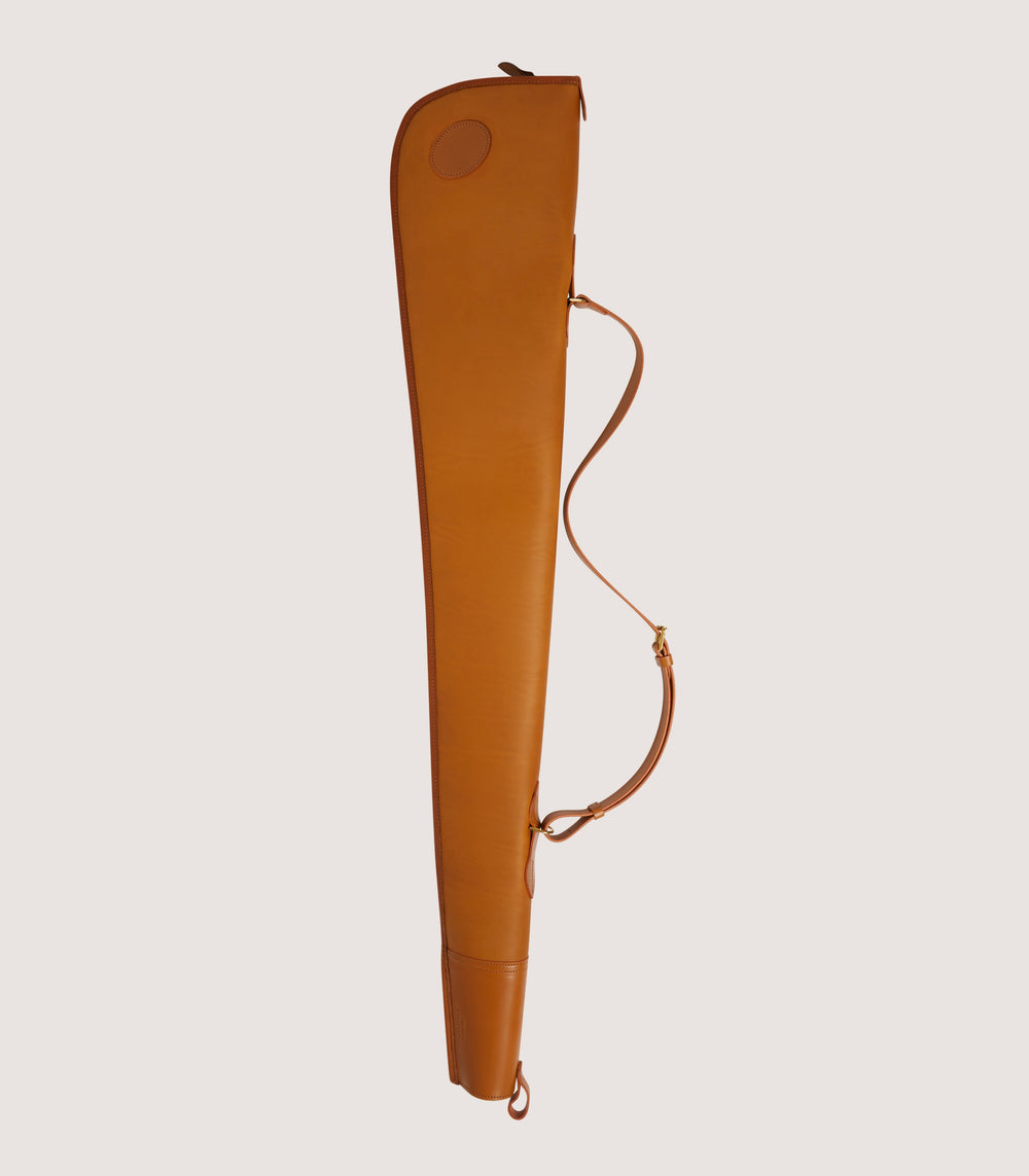 Bridle Leather Gun Cover In Tan