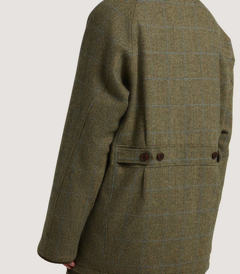 Women's Tweed Raglan Field Coat In Macaterick