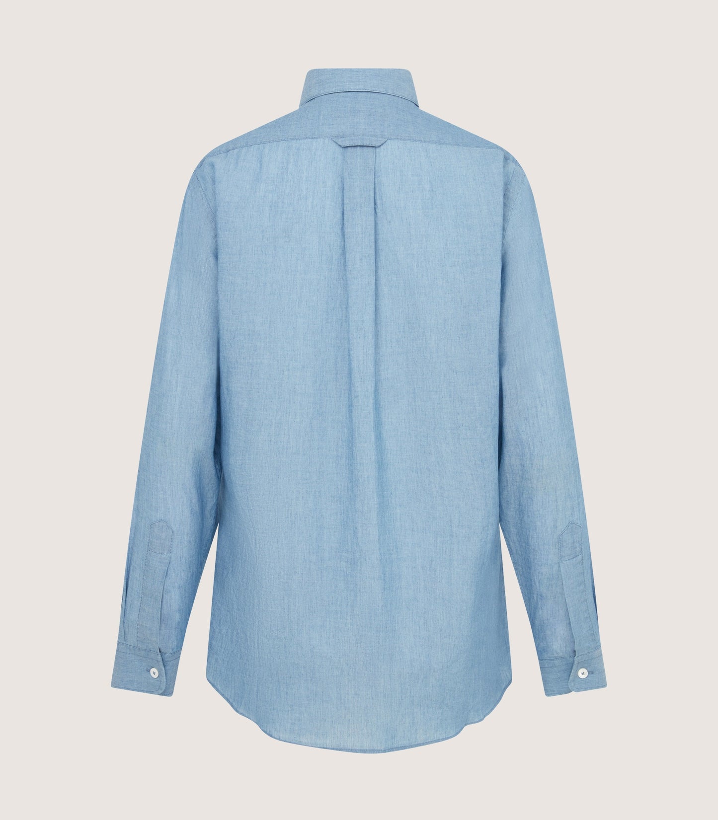 Women's Japanese Chambray Button Down Shirt In Washed Indigo