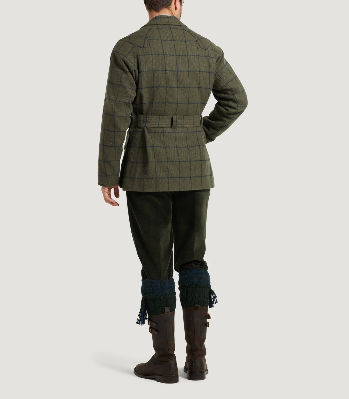 Men's Tweed Norfolk Jacket In Rannoch