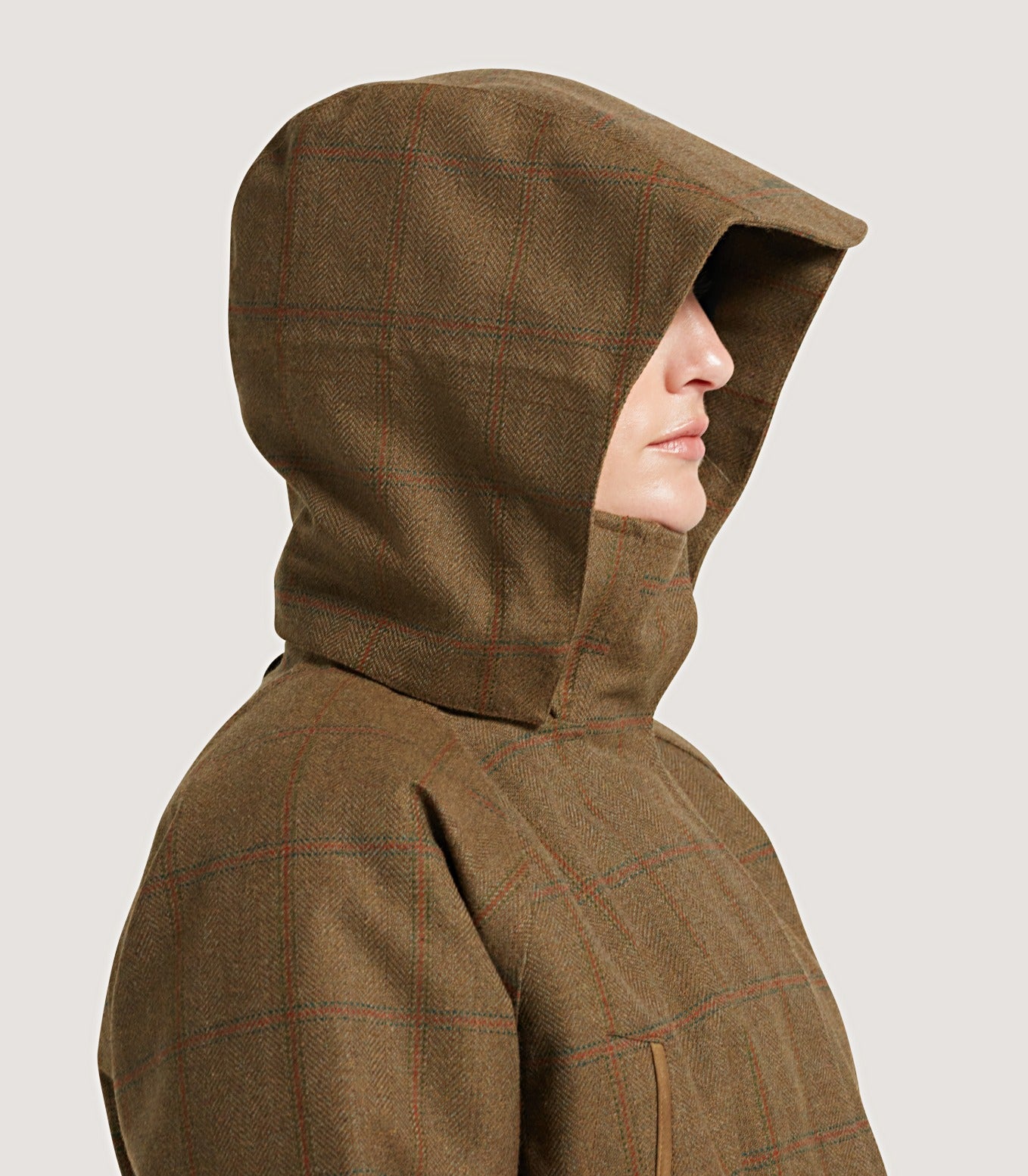 Women's Technical Tweed Lancashire Field Coat In Lomond