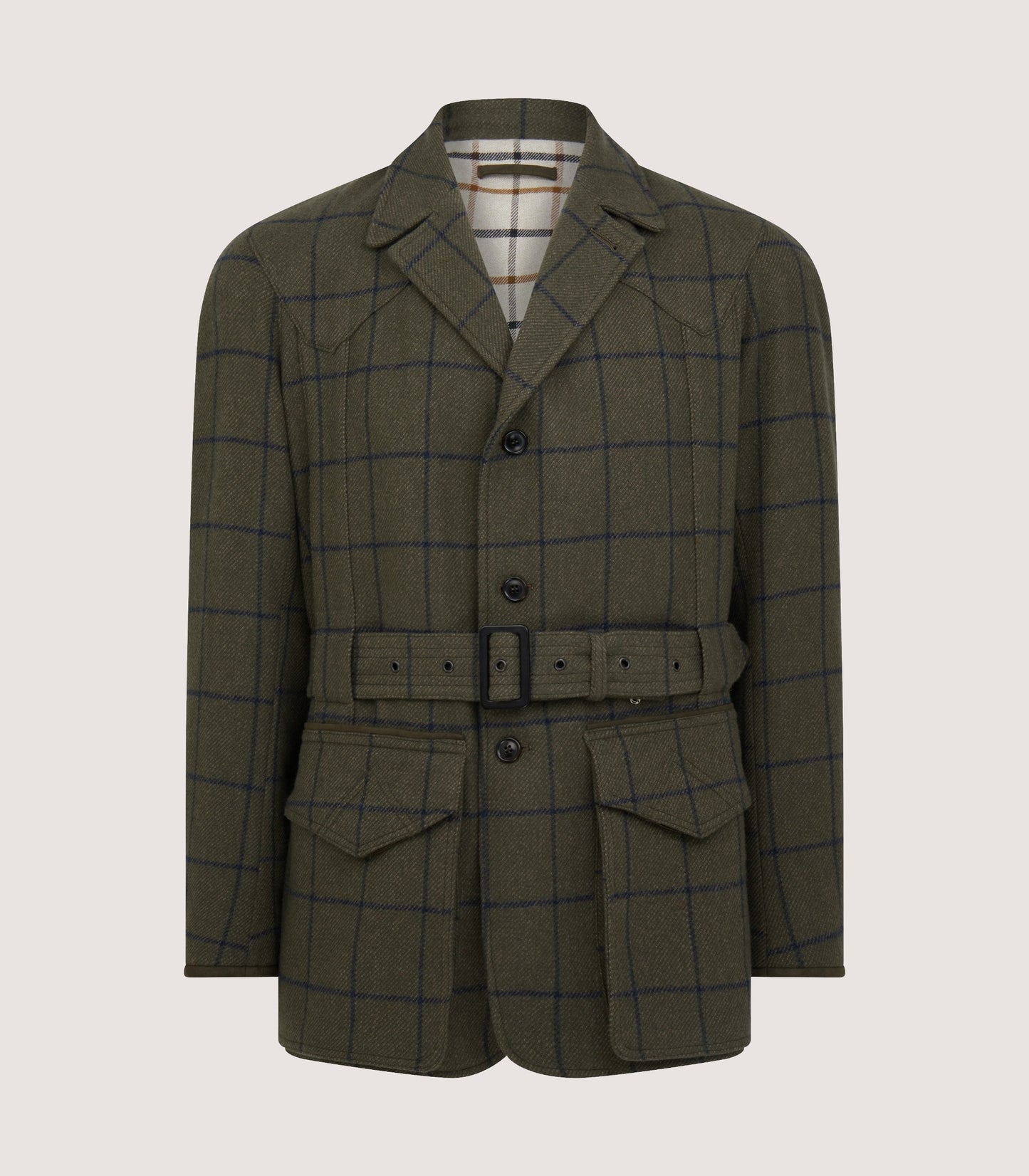 Men's Tweed Norfolk Jacket In Rannoch