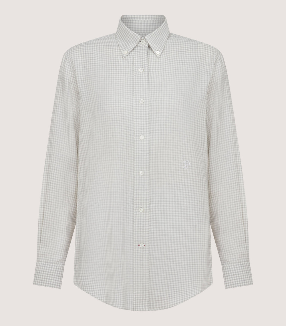 Women's Cotton Cashmere Button Down Shirt