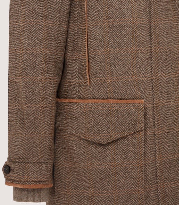 Women's Cashmere Tweed Raglan Field Coat