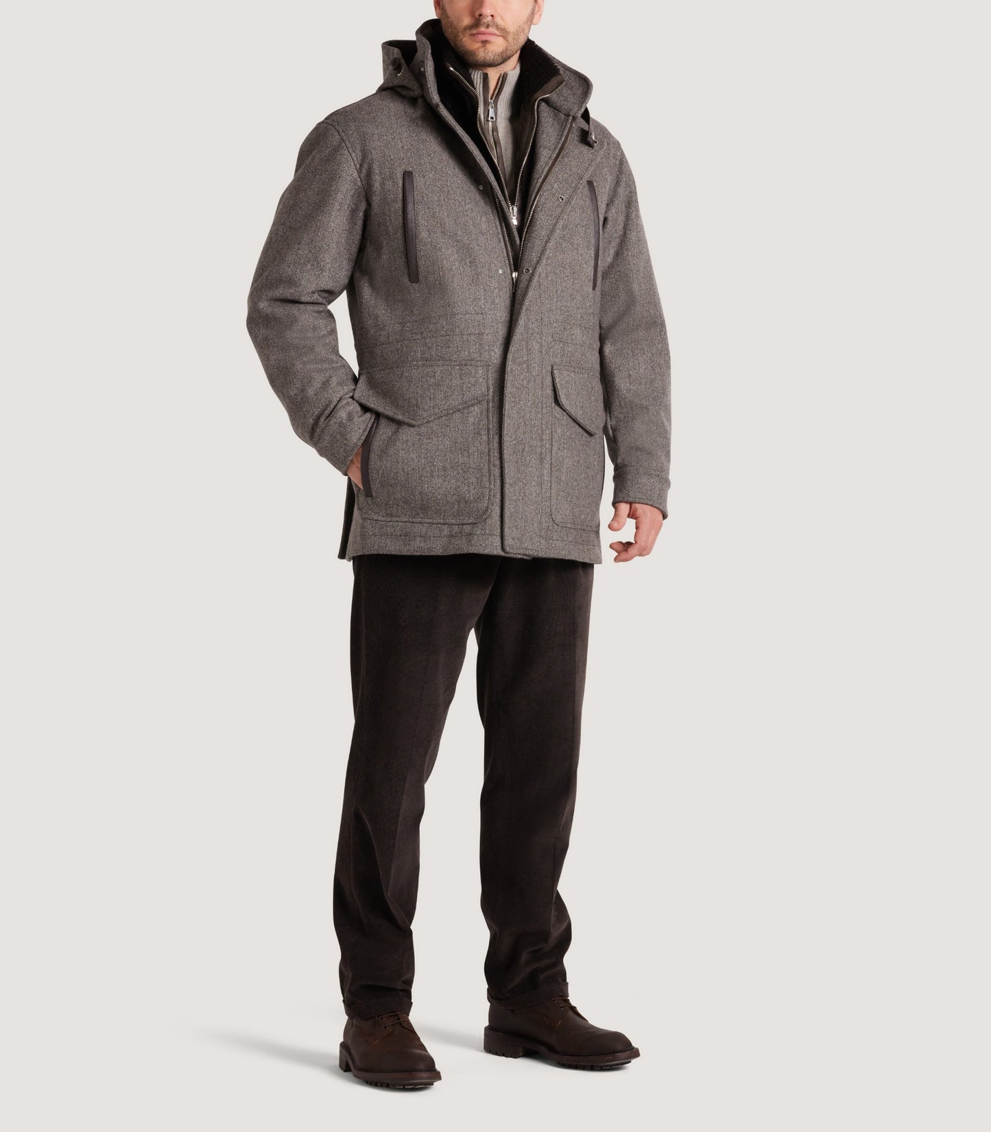 Men's Field Parka In Antler