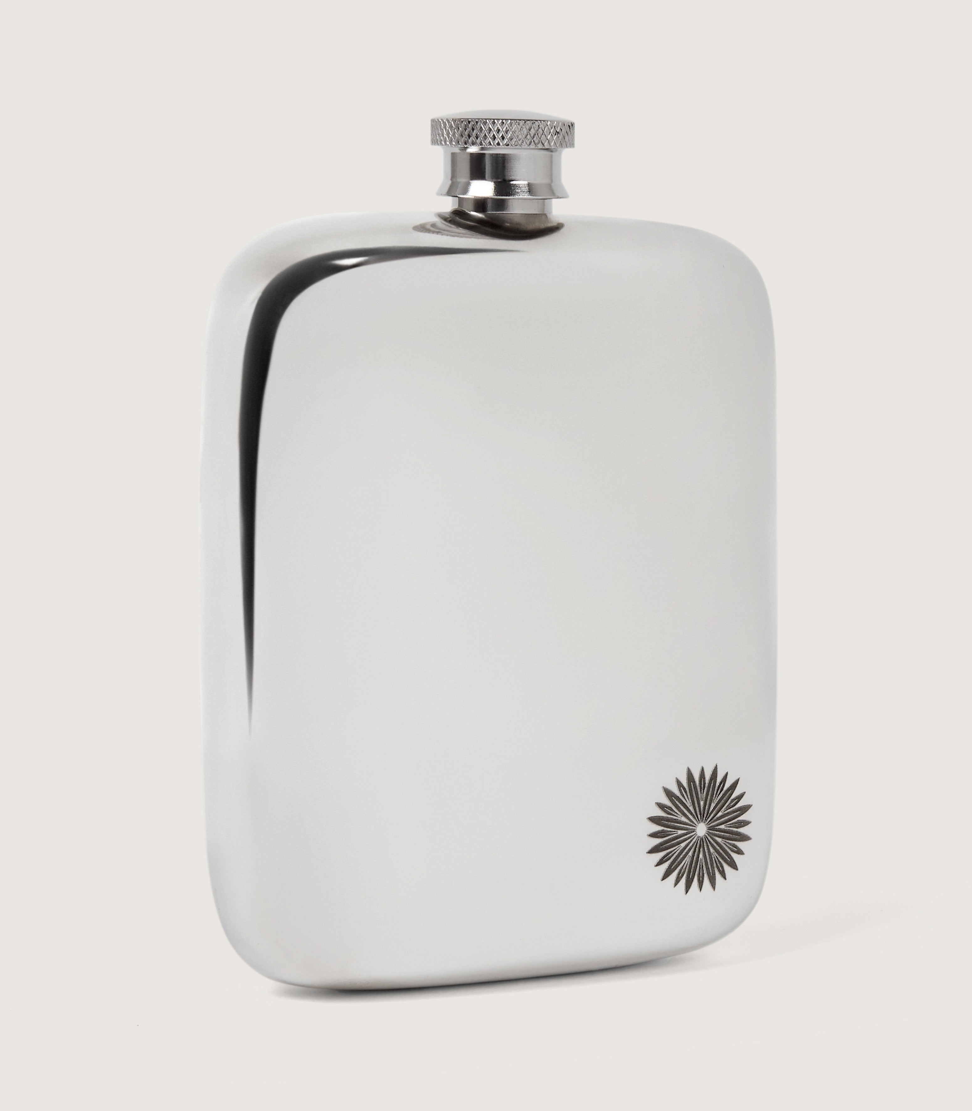 thumbnail image 2 of Sayers London Handmade 6oz Pewter Hip Flask – Jewellerybox – Made In UK – HFE-605 2 of 2