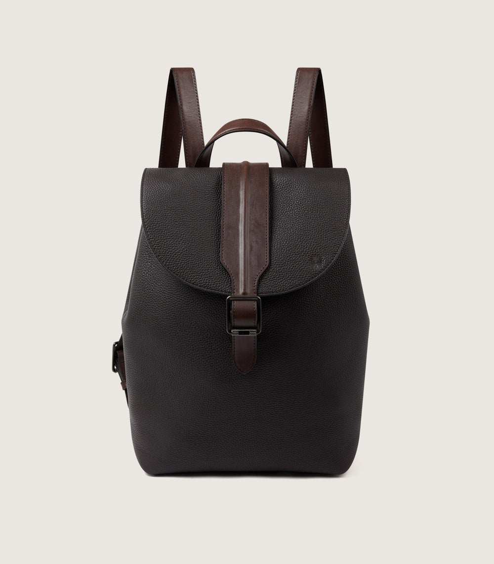 Leather Backpack Ghillie In Dark Brown