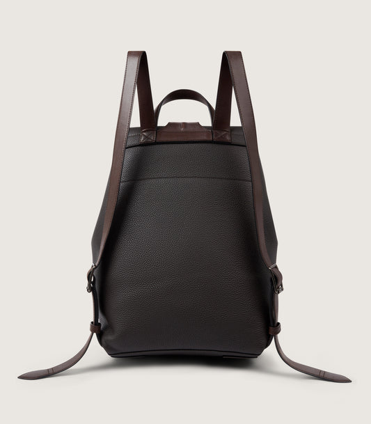 Leather Backpack Ghillie In Dark Brown