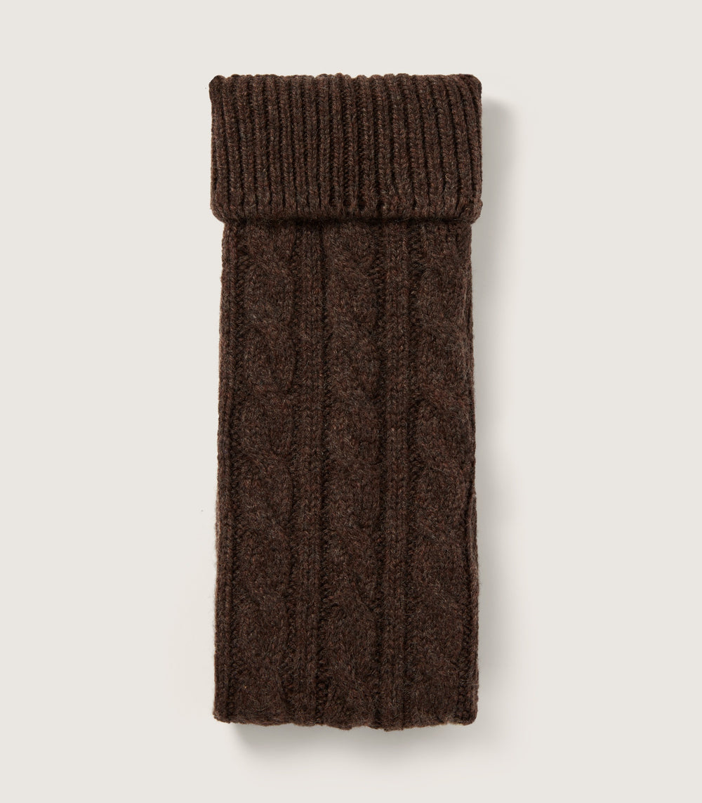 Cashmere Cable Knit Socks