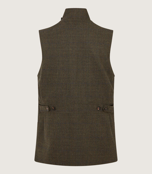 Men's Technical Tweed High Collar Sporting Vest In Strathbeg