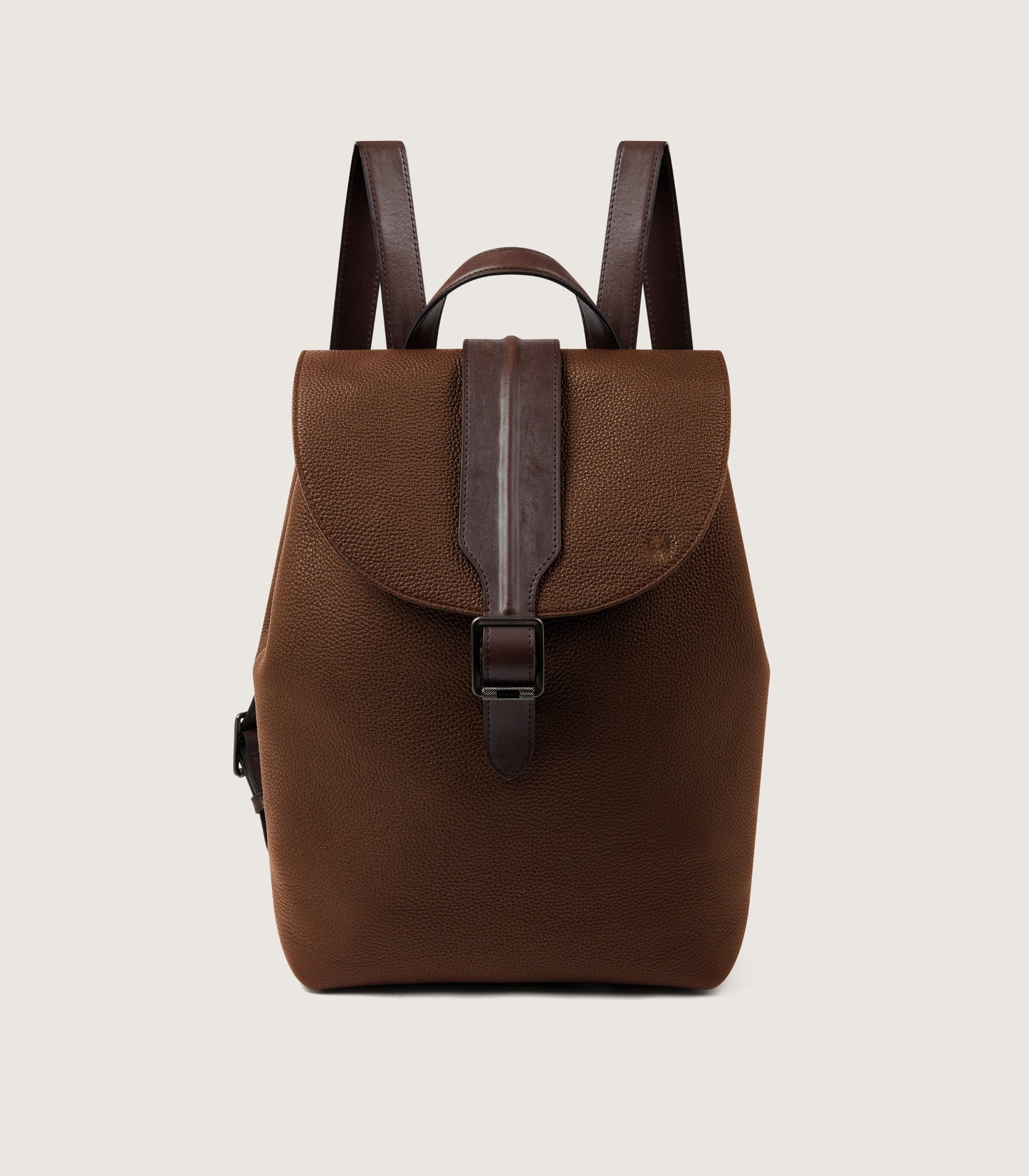 Leather Backpack Ghillie In Cognac