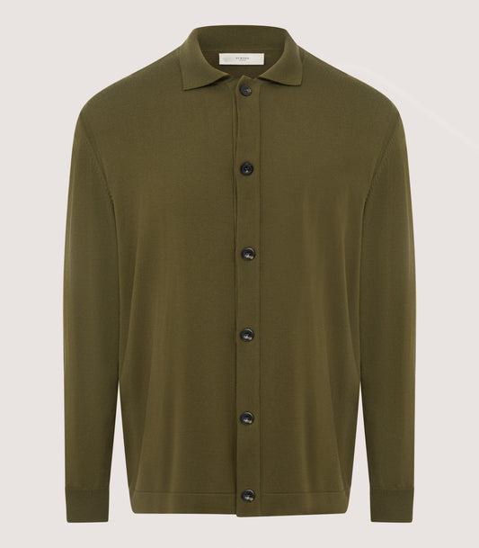 Men's Loden Audley Long Sleeve Polo