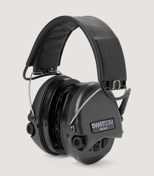 Swatcom Tactical Headset In Black
