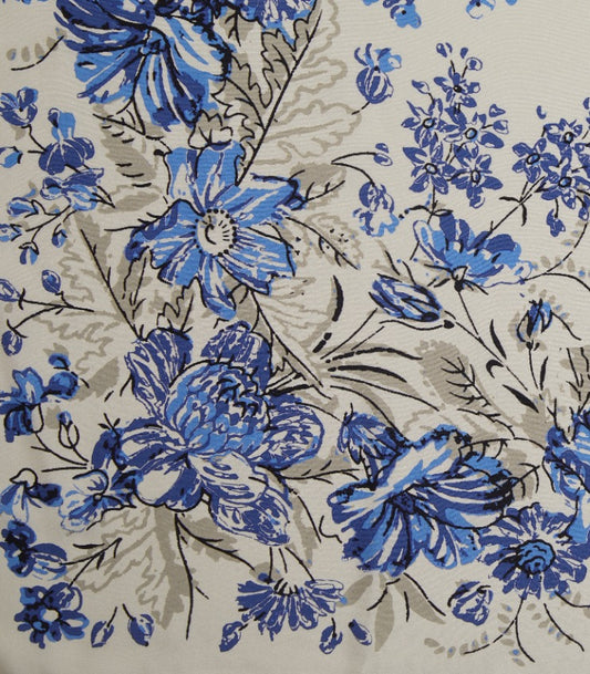 Purdey Floral Scarf in Taupe