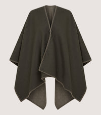 Women's Welbeck Poncho in Forest