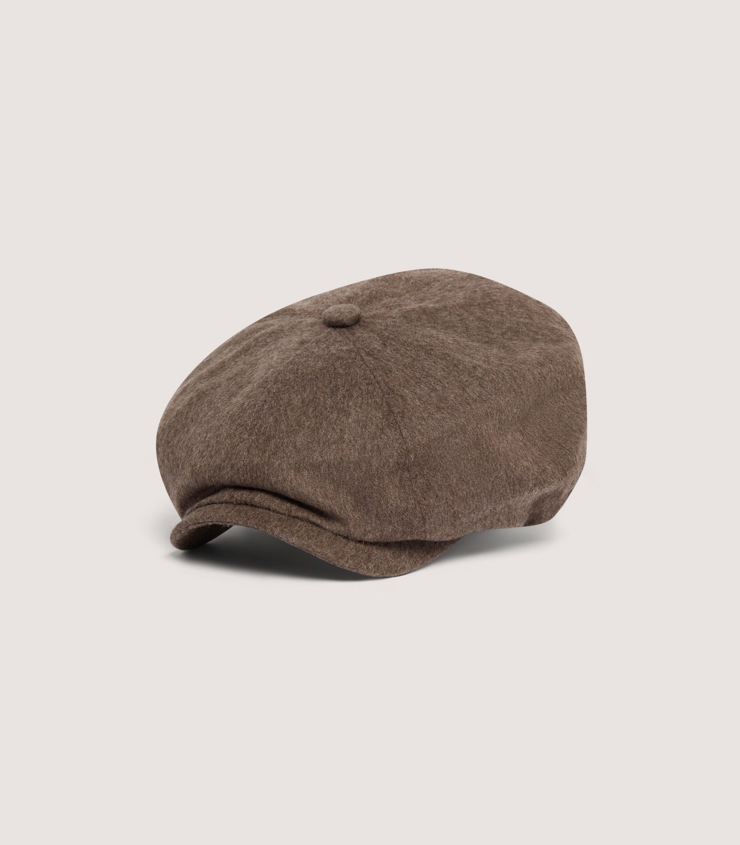 Dalby Loden Bakerboy Cap In Taupe