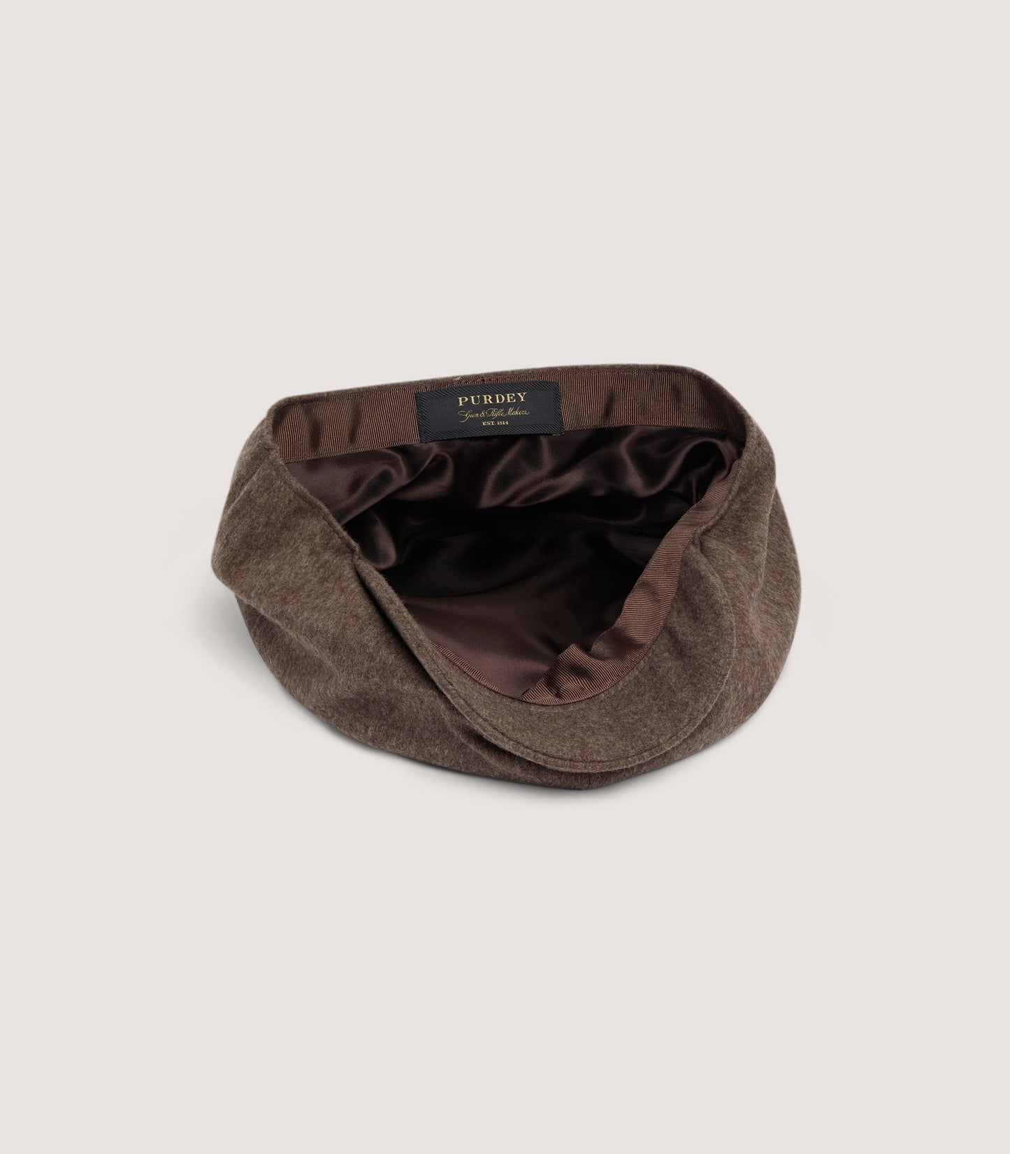 Dalby Loden Bakerboy Cap In Taupe