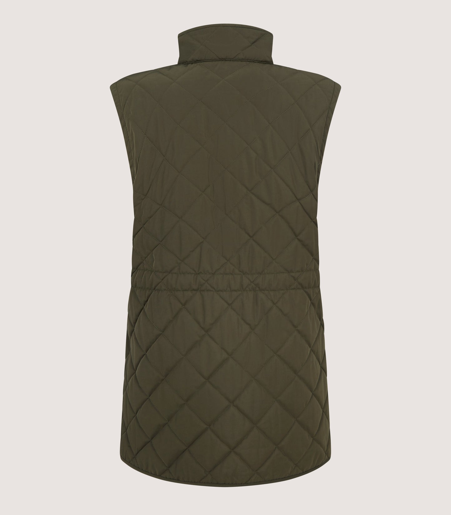 Women's Quilted Purdey Gilet in Dark Olive