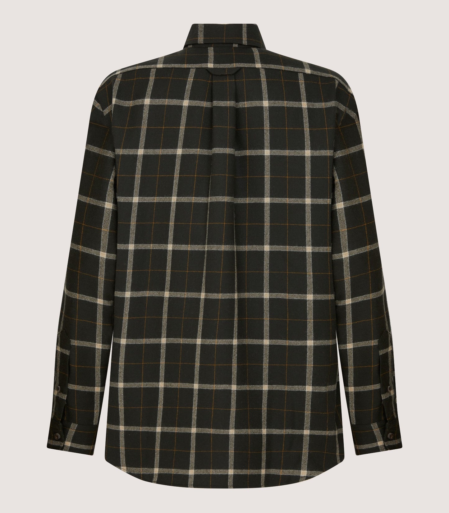 Women's Tartan Button Down Shirt in Dark Olive